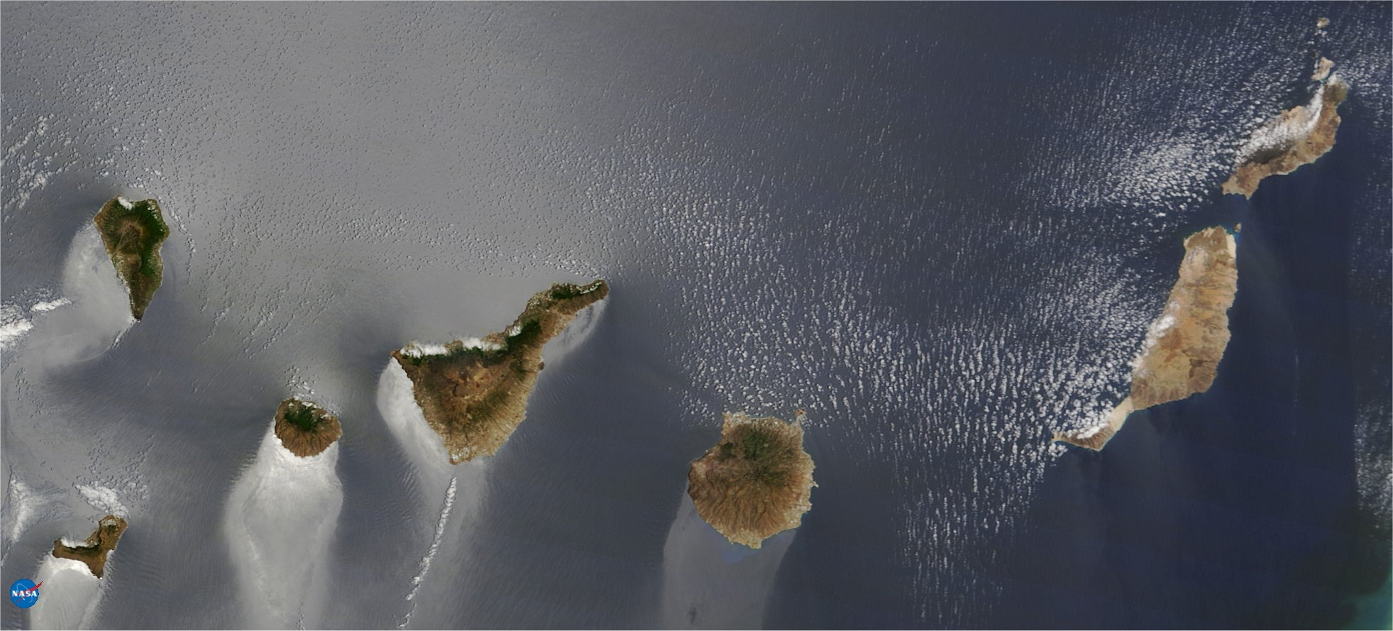 Foto de las Islas Canarias - NASA